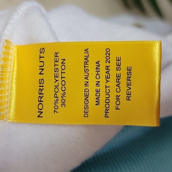 Norris Nuts | Legends Blue White Colorblock Logo Graphic Sweatshirt Size… - Picture 6 of 7